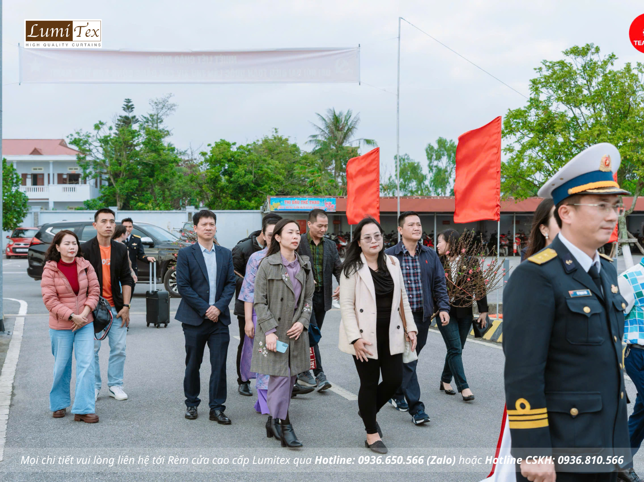 Rèm Lumitex đồng hành cùng đoàn công tác Vùng 1 Hải quân thăm, chúc Tết tại đặc khu Bạch Long Vĩ
