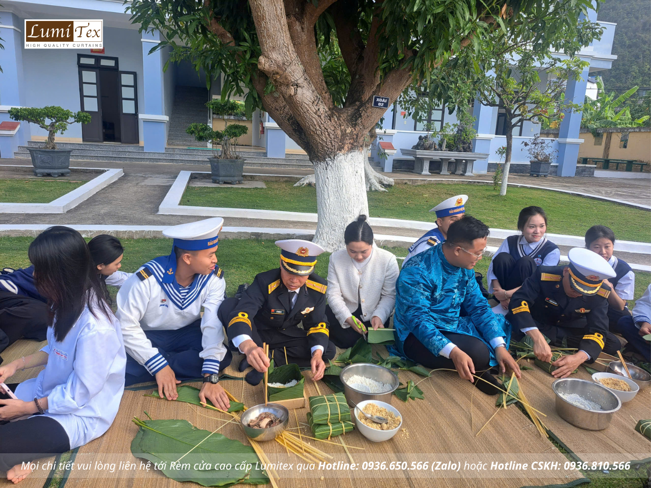 Rèm Lumitex đồng hành cùng đoàn công tác Vùng 1 Hải quân thăm, chúc Tết tại đặc khu Bạch Long Vĩ