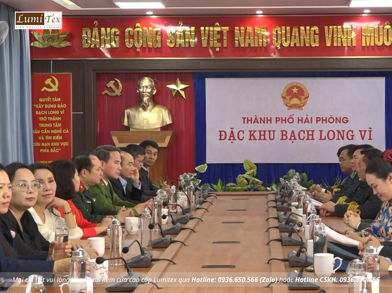 Rèm Lumitex đồng hành cùng đoàn công tác Vùng 1 Hải quân thăm, chúc Tết tại đặc khu Bạch Long Vĩ