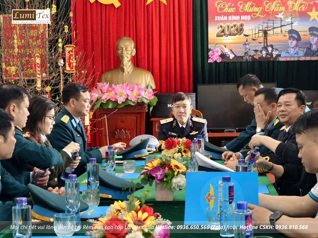 Rèm Lumitex đồng hành cùng đoàn công tác Vùng 1 Hải quân thăm, chúc Tết tại đặc khu Bạch Long Vĩ
