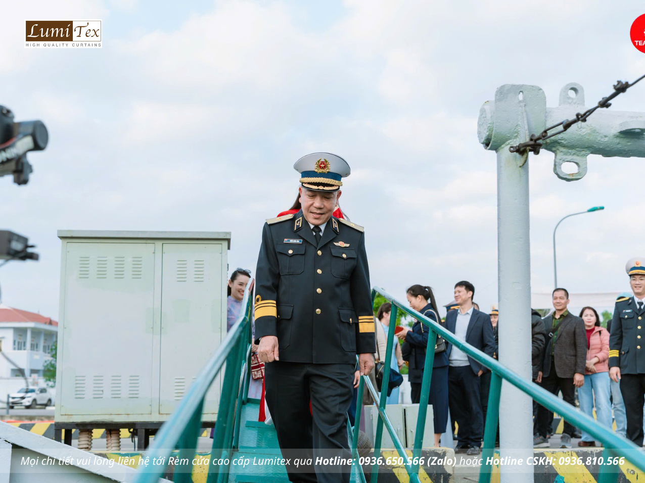 Rèm Lumitex đồng hành cùng đoàn công tác Vùng 1 Hải quân thăm, chúc Tết tại đặc khu Bạch Long Vĩ