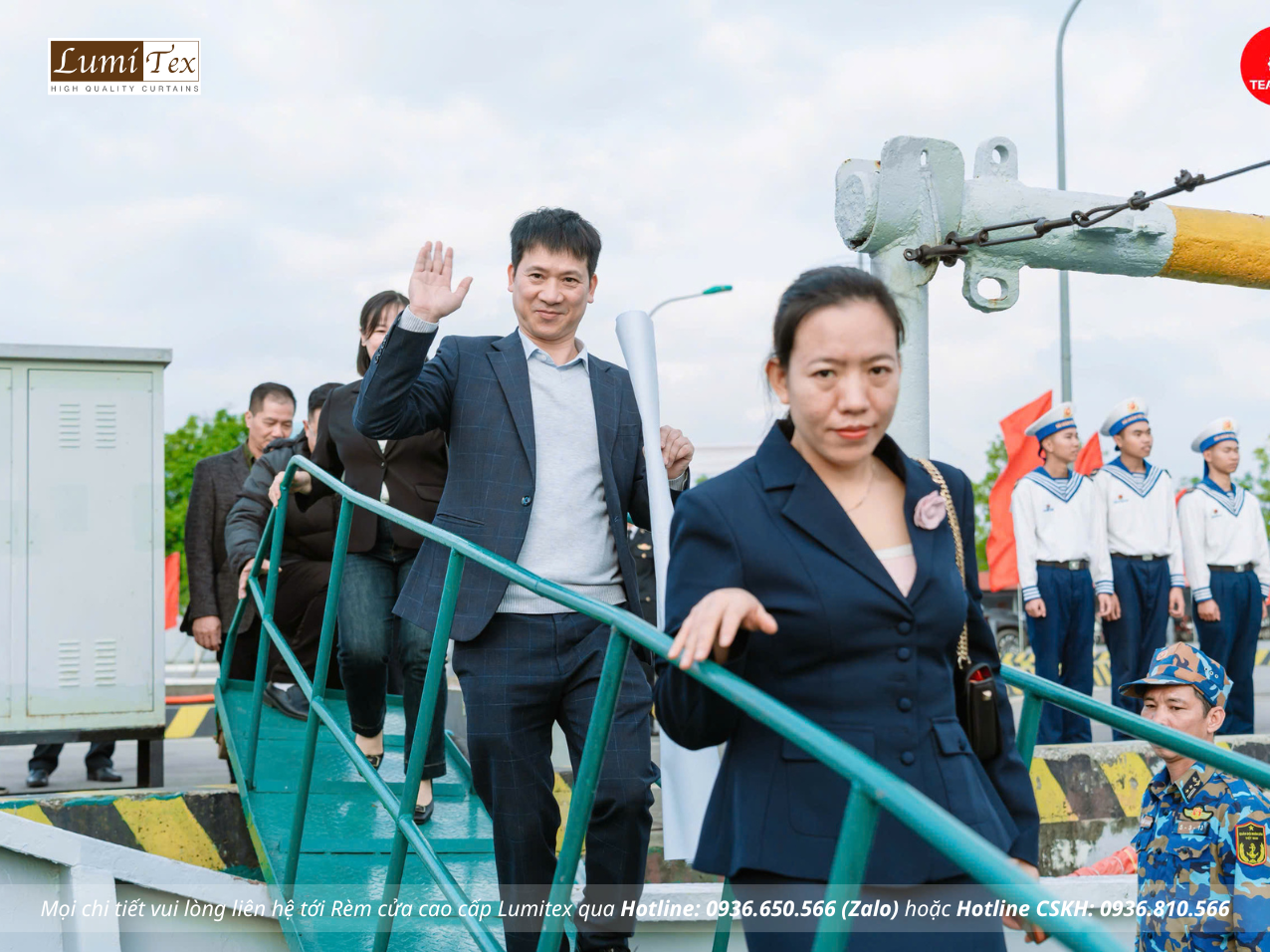 Rèm Lumitex đồng hành cùng đoàn công tác Vùng 1 Hải quân thăm, chúc Tết tại đặc khu Bạch Long Vĩ