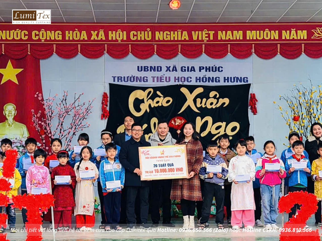 Rèm Lumitex đồng hành cùng Hội Doanh nhân trẻ Hải Phòng trong Chương trình “Tết Nhân Ái” năm 2026