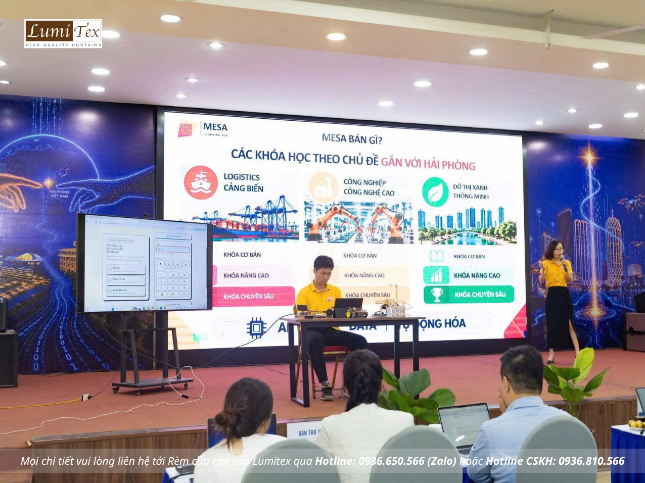 Rèm Lumitex cùng Hội Doanh nhân trẻ Hải Phòng tại Vòng Bán kết SCO 2026 Rèm Lumitex cùng Hội Doanh nhân trẻ Hải Phòng tại Vòng Bán kết SCO 2026