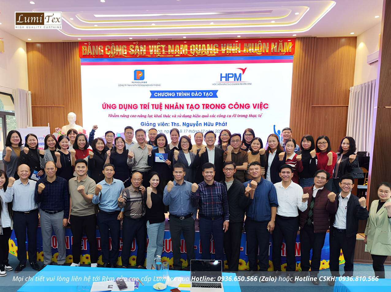 Rèm Lumitex tham dự chương trình đào tạo Ứng dụng AI trong công việc tại Petrolimex Hải Phòng