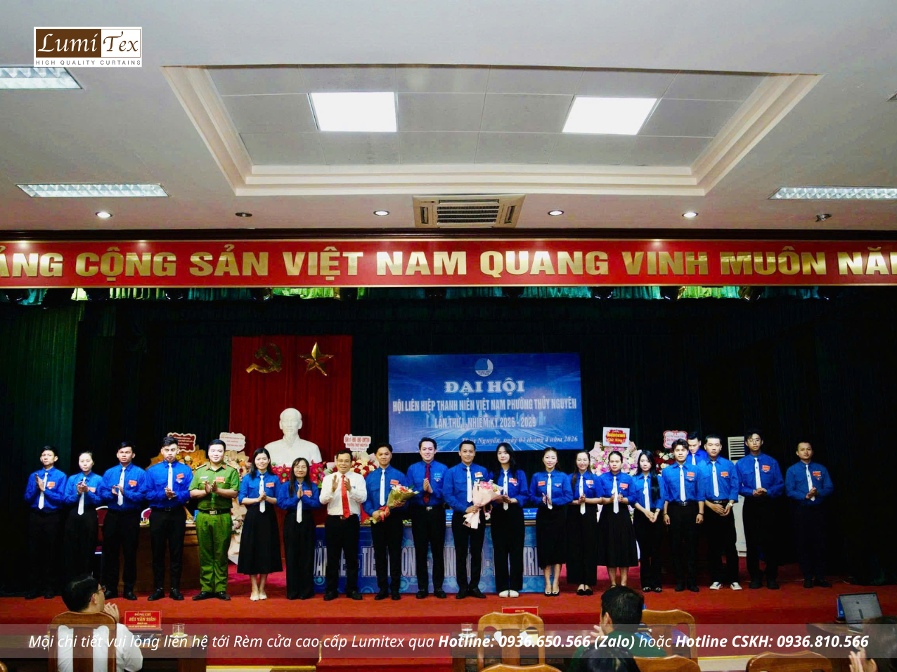 Rèm Lumitex đồng hành cùng Hội Doanh nhân trẻ Hải Phòng tại Đại hội Hội LHTN Việt Nam phường Thủy Nguyên nhiệm kỳ 2026 – 2029 Rèm Lumitex đồng hành cùng Hội Doanh nhân trẻ Hải Phòng tại Đại hội Hội LHTN Việt Nam phường Thủy Nguyên nhiệm kỳ 2026 – 2029