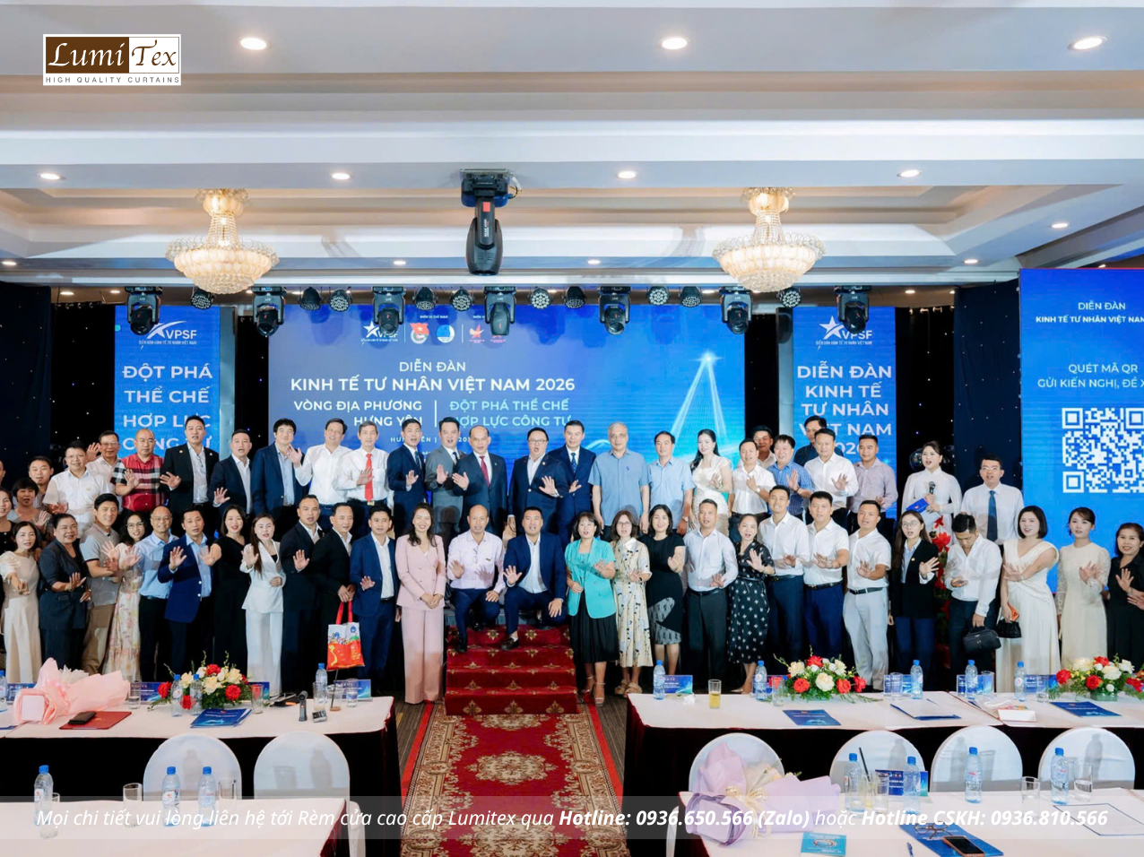 Rèm Lumitex tham dự Diễn đàn Kinh tế tư nhân Việt Nam 2026 tại Hưng Yên