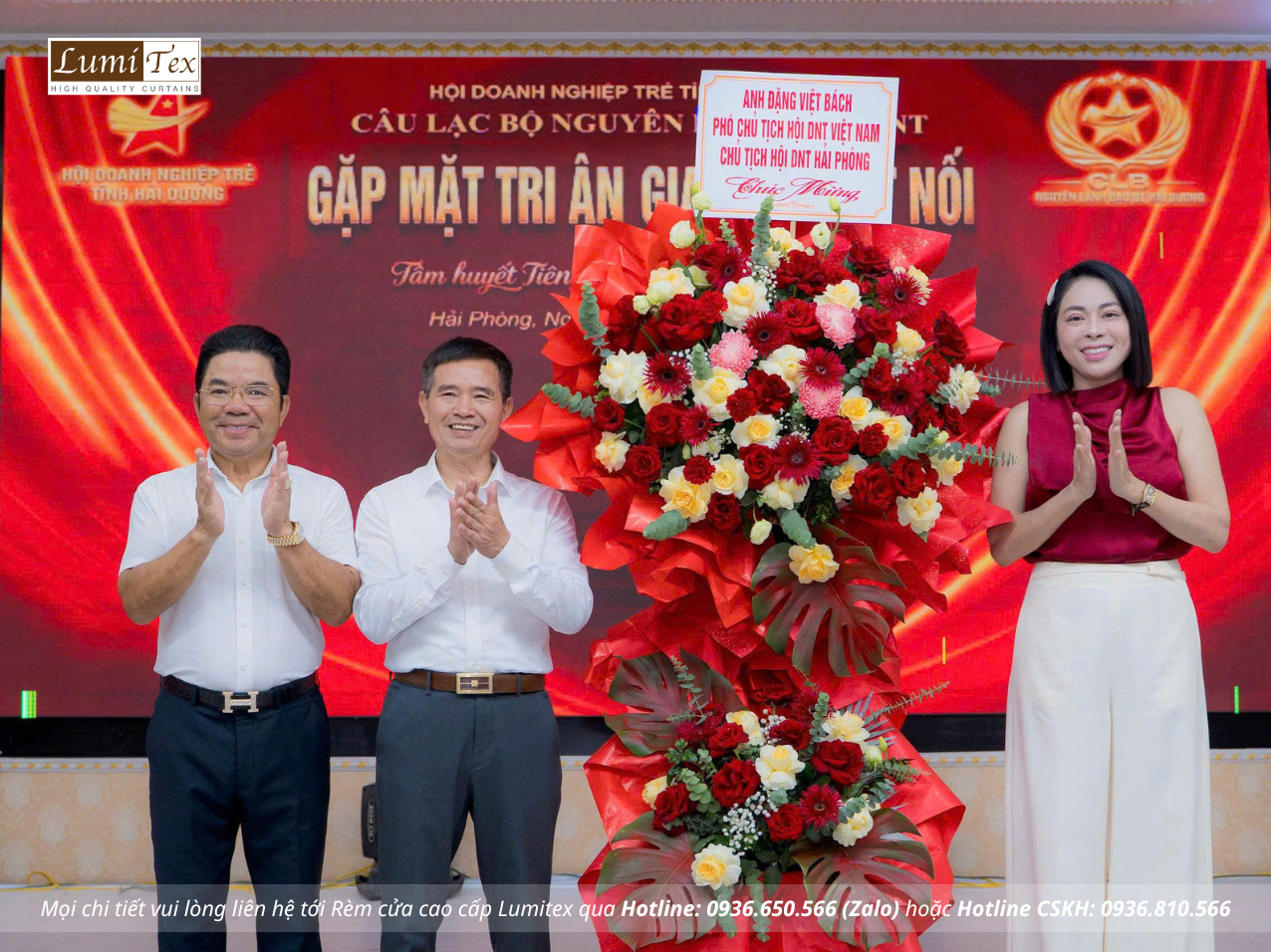 Rèm Lumitex tham dự chương trình Gặp mặt tri ân và giao lưu kết nối Tâm huyết Tiên phong – Song hành thế hệ