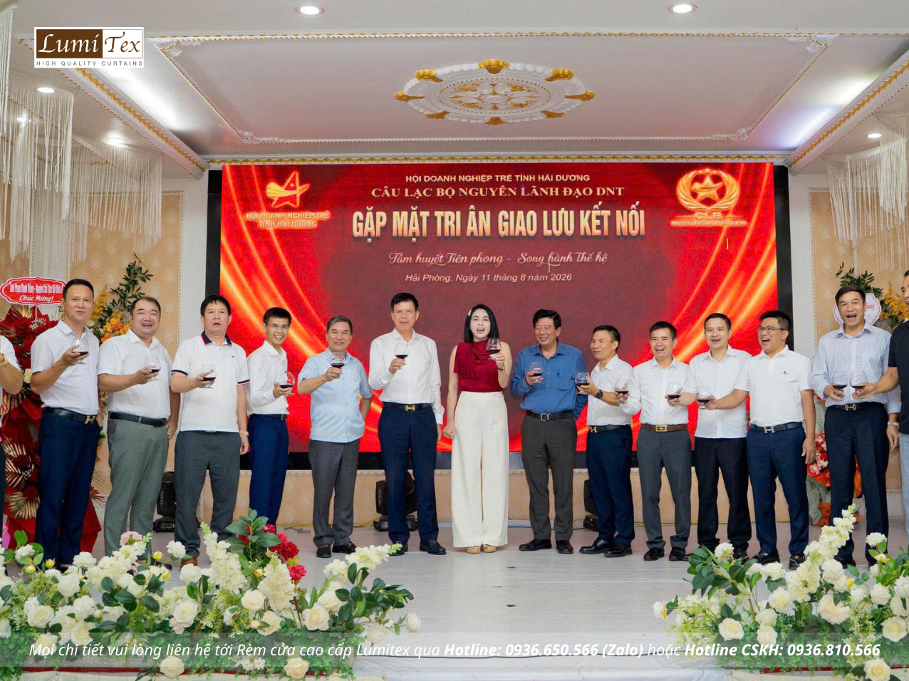 Rèm Lumitex tham dự chương trình Gặp mặt tri ân và giao lưu kết nối Tâm huyết Tiên phong – Song hành thế hệ