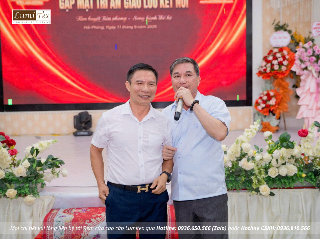 Rèm Lumitex tham dự chương trình Gặp mặt tri ân và giao lưu kết nối Tâm huyết Tiên phong – Song hành thế hệ