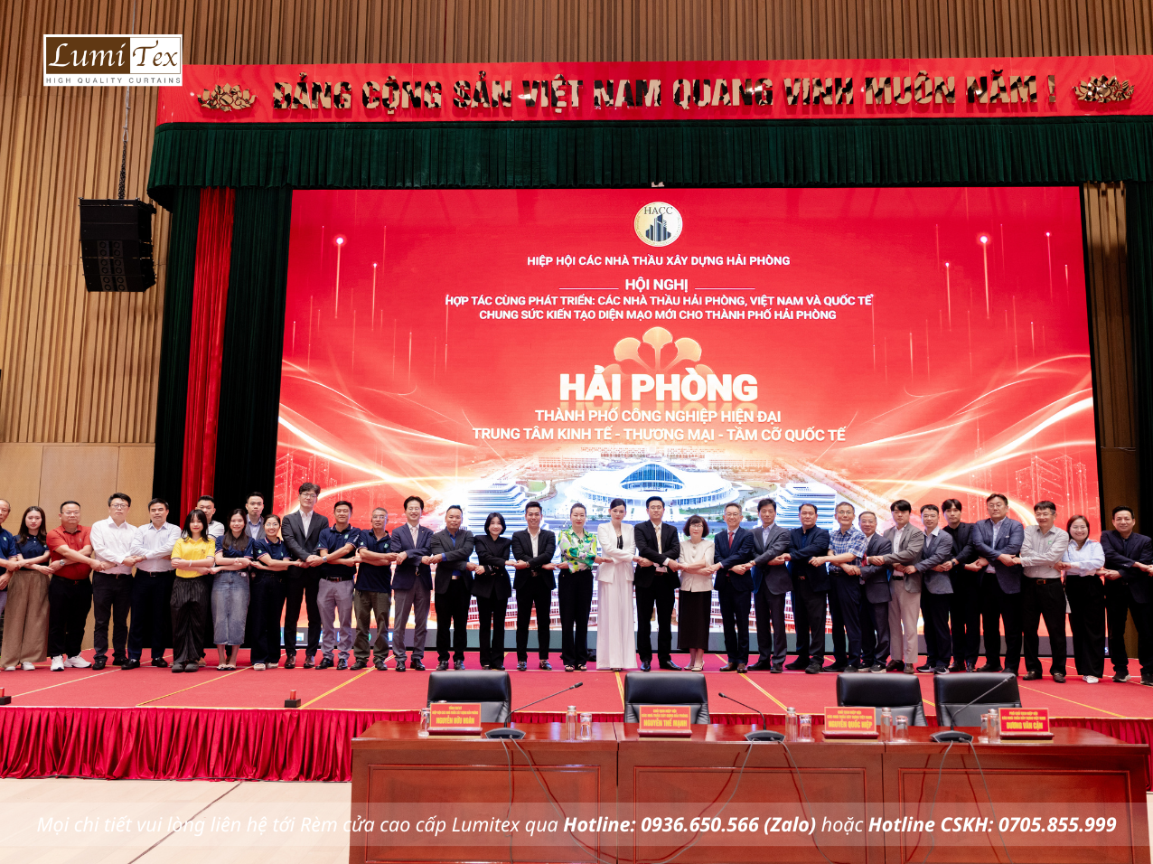 Rèm Lumitex tham dự Hội nghị “Hợp tác cùng phát triển” – Chung tay kiến tạo diện mạo mới cho Hải Phòng Rèm Lumitex tham dự Hội nghị “Hợp tác cùng phát triển” – Chung tay kiến tạo diện mạo mới cho Hải Phòng