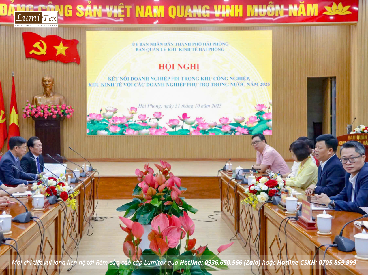 Rèm Lumitex tham dự Hội nghị kết nối doanh nghiệp FDI và doanh nghiệp phụ trợ trong nước năm 2025