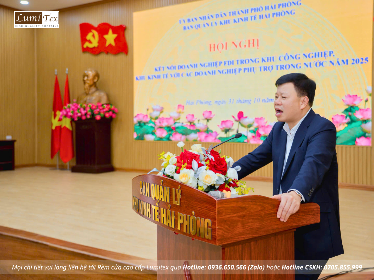 Rèm Lumitex tham dự Hội nghị kết nối doanh nghiệp FDI và doanh nghiệp phụ trợ trong nước năm 2025