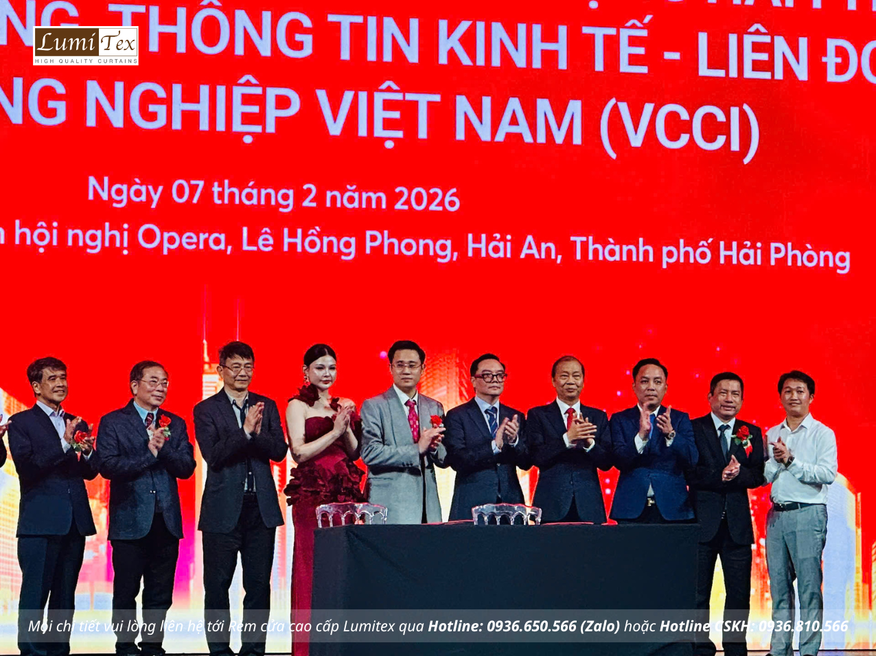 Rèm Lumitex tham dự Hội nghị tổng kết và kỷ niệm 1 năm thành lập Hiệp hội các Nhà thầu Xây dựng Hải Phòng (HACC)