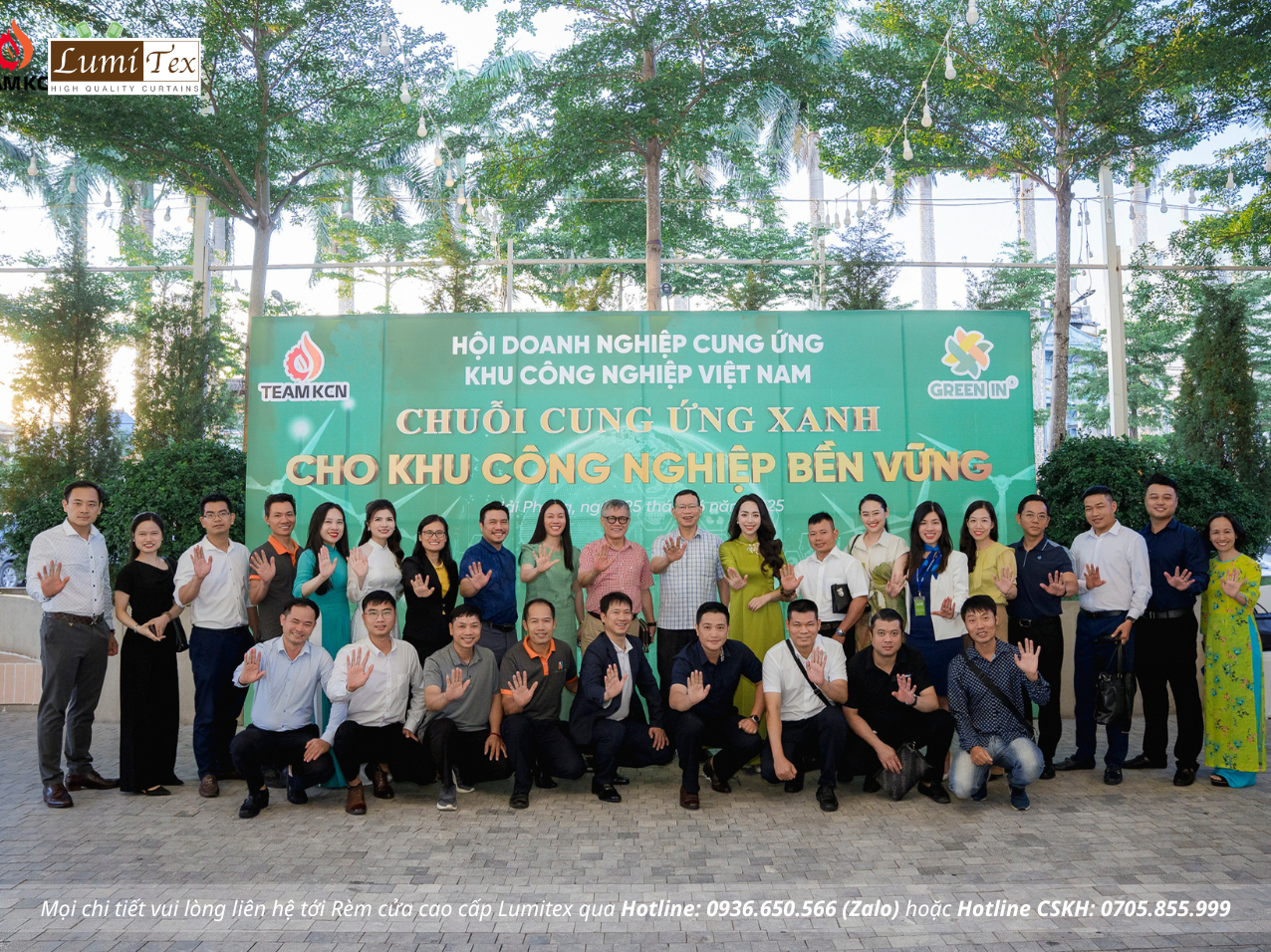 Rèm Lumitex tham dự hội thảo Chuỗi cung ứng xanh tại Hải Phòng cùng Team KCN