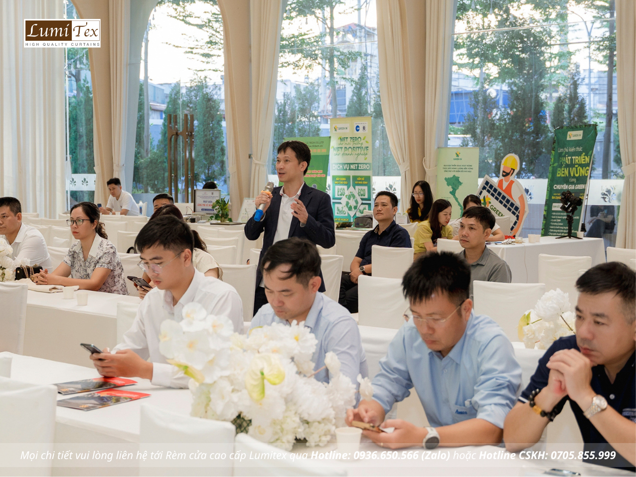 Rèm Lumitex tham dự hội thảo Chuỗi cung ứng xanh tại Hải Phòng cùng Team KCN