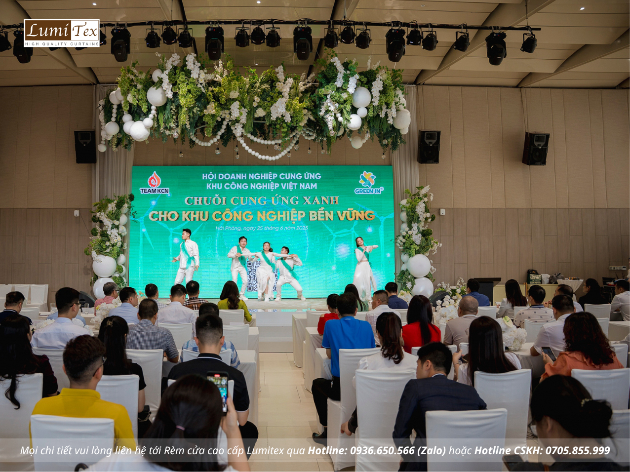 Rèm Lumitex tham dự hội thảo Chuỗi cung ứng xanh tại Hải Phòng cùng Team KCN