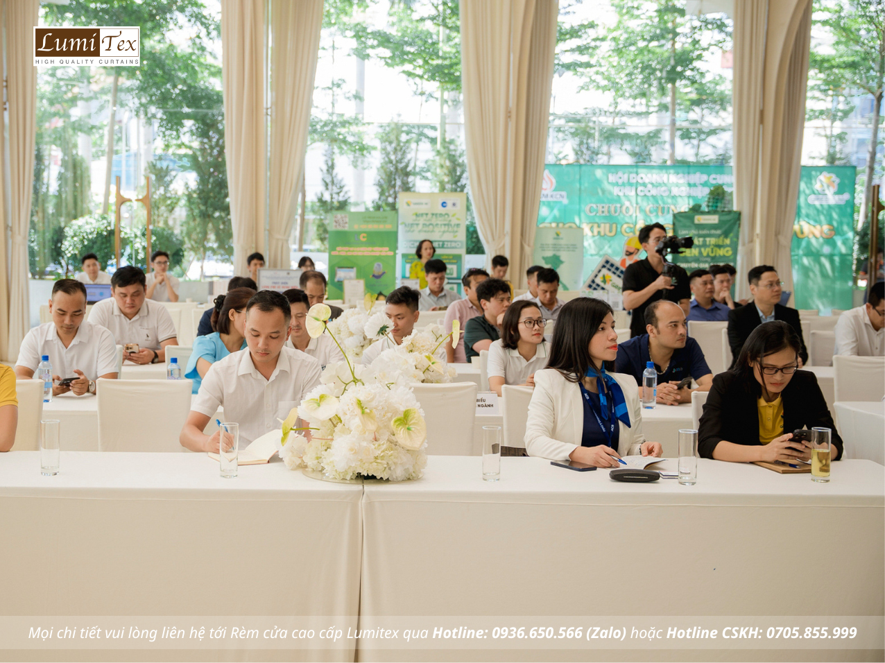 Rèm Lumitex tham dự hội thảo Chuỗi cung ứng xanh tại Hải Phòng cùng Team KCN