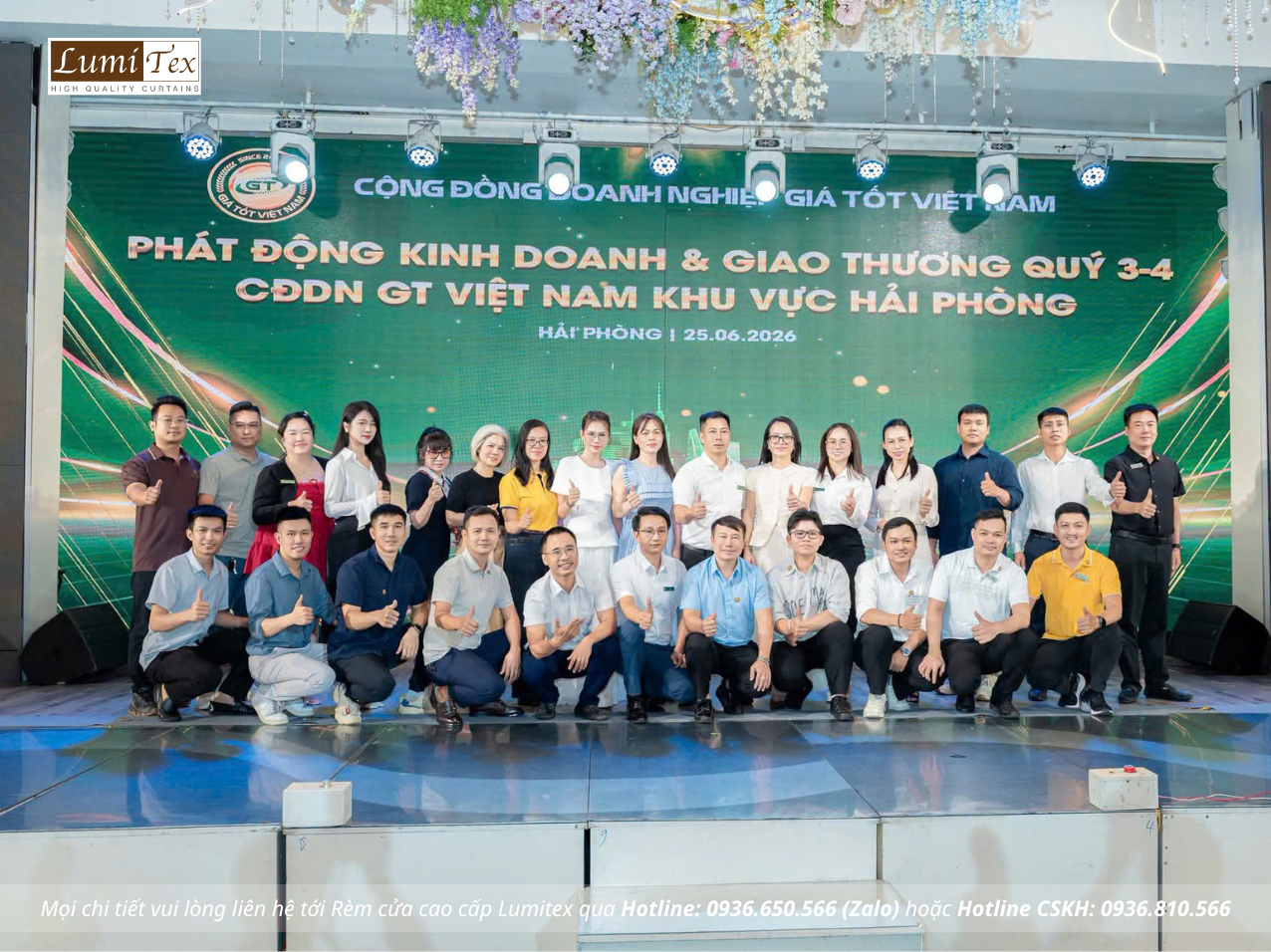 Rèm Lumitex tham dự Cuộc họp thường kỳ tháng 6 của Cộng đồng Doanh nghiệp Giá Tốt Việt Nam khu vực Hải Phòng Rèm Lumitex tham dự Cuộc họp thường kỳ tháng 6 của Cộng đồng Doanh nghiệp Giá Tốt Việt Nam khu vực Hải Phòng