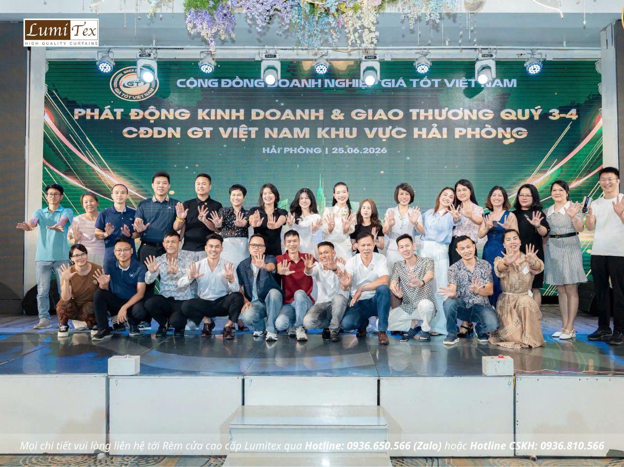 Rèm Lumitex tham dự Cuộc họp thường kỳ tháng 6 của Cộng đồng Doanh nghiệp Giá Tốt Việt Nam khu vực Hải Phòng Rèm Lumitex tham dự Cuộc họp thường kỳ tháng 6 của Cộng đồng Doanh nghiệp Giá Tốt Việt Nam khu vực Hải Phòng