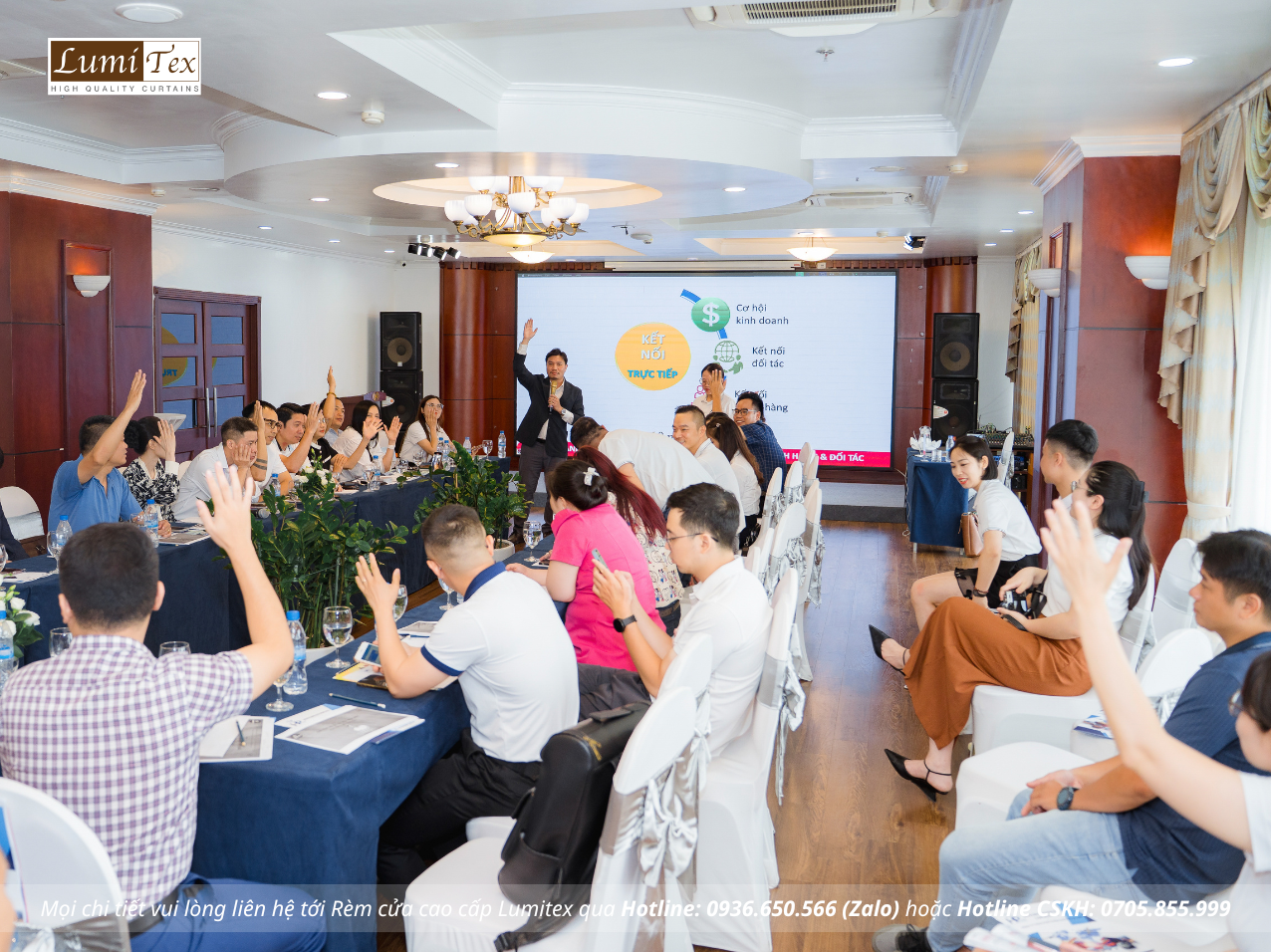 Rèm Lumitex tham dự sự kiện kết nối doanh nghiệp TEAM KCN tại Hải Phòng