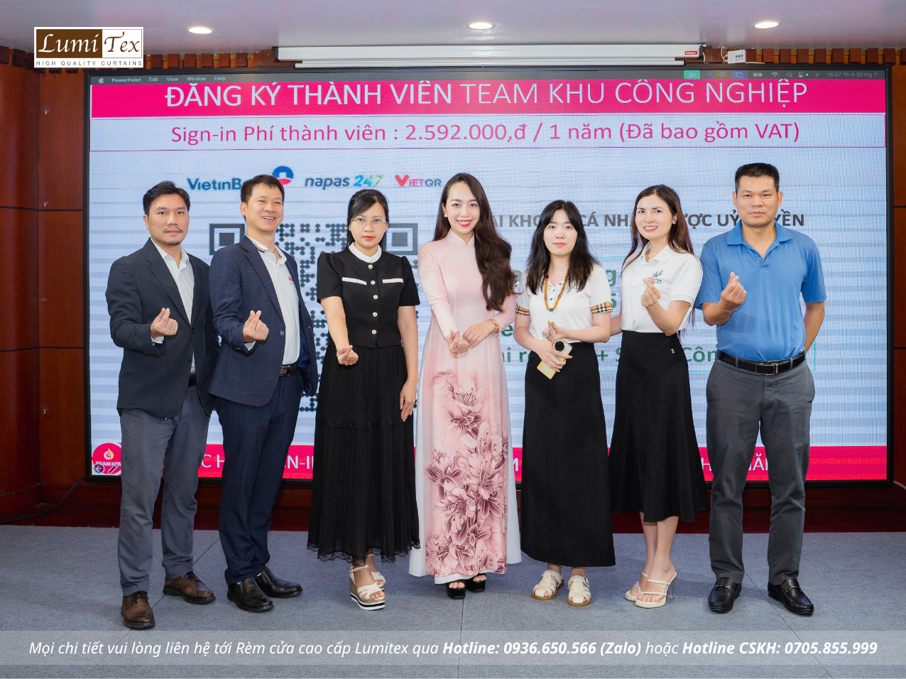 Rèm Lumitex tham dự sự kiện kết nối doanh nghiệp TEAM KCN tại Hải Phòng