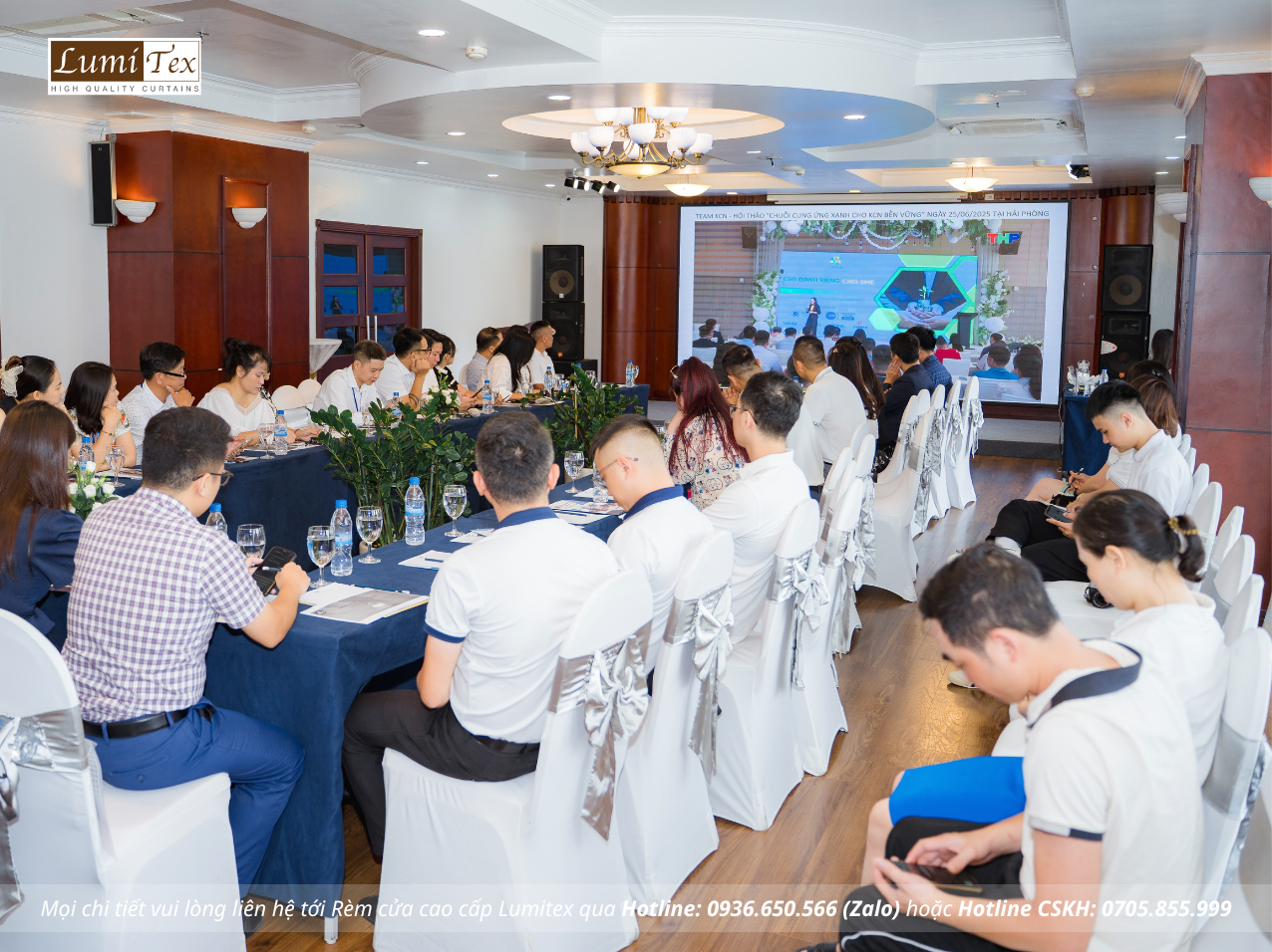 Rèm Lumitex tham dự sự kiện kết nối doanh nghiệp TEAM KCN tại Hải Phòng
