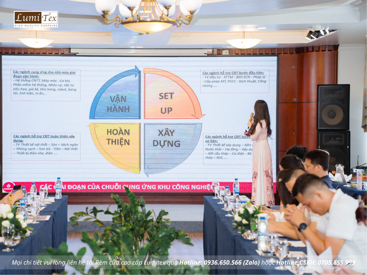 Rèm Lumitex tham dự sự kiện kết nối doanh nghiệp TEAM KCN tại Hải Phòng