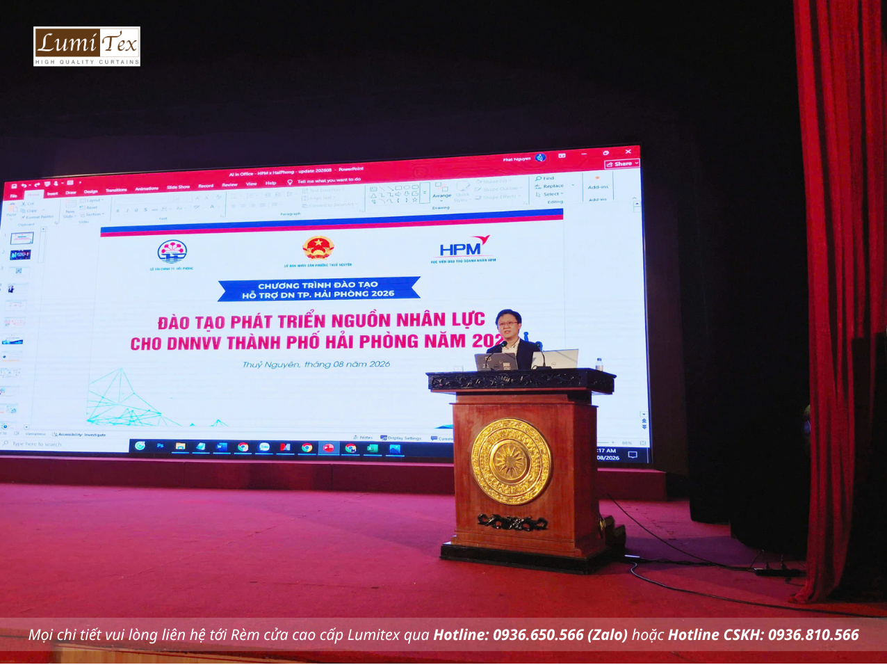 Rèm Lumitex tham dự khóa đào tạo Ứng dụng AI đột phá năng suất doanh nghiệp năm 2026