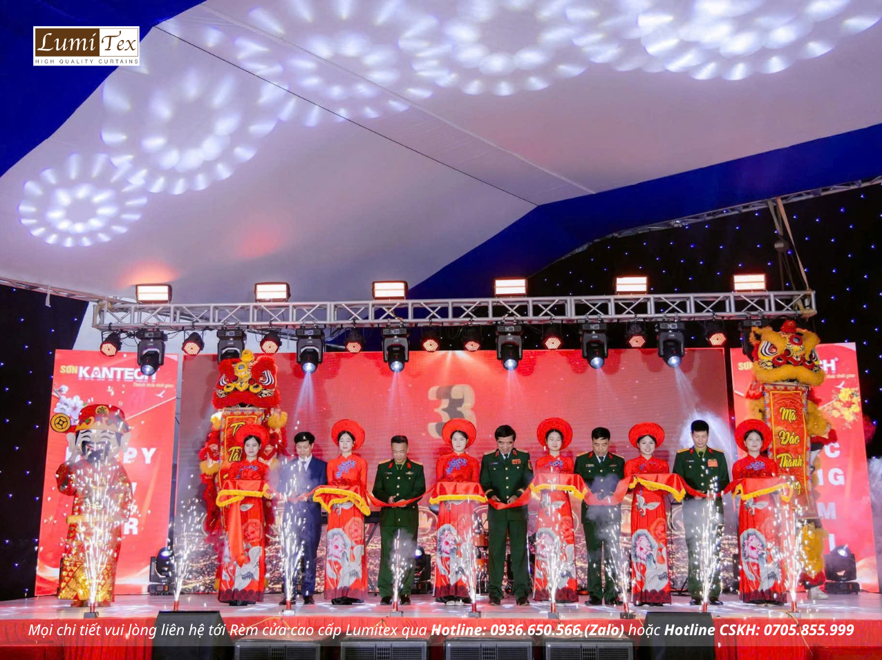 Rèm Lumitex tham dự Lễ khánh thành Nhà máy Sơn Kantech tại Hải Phòng