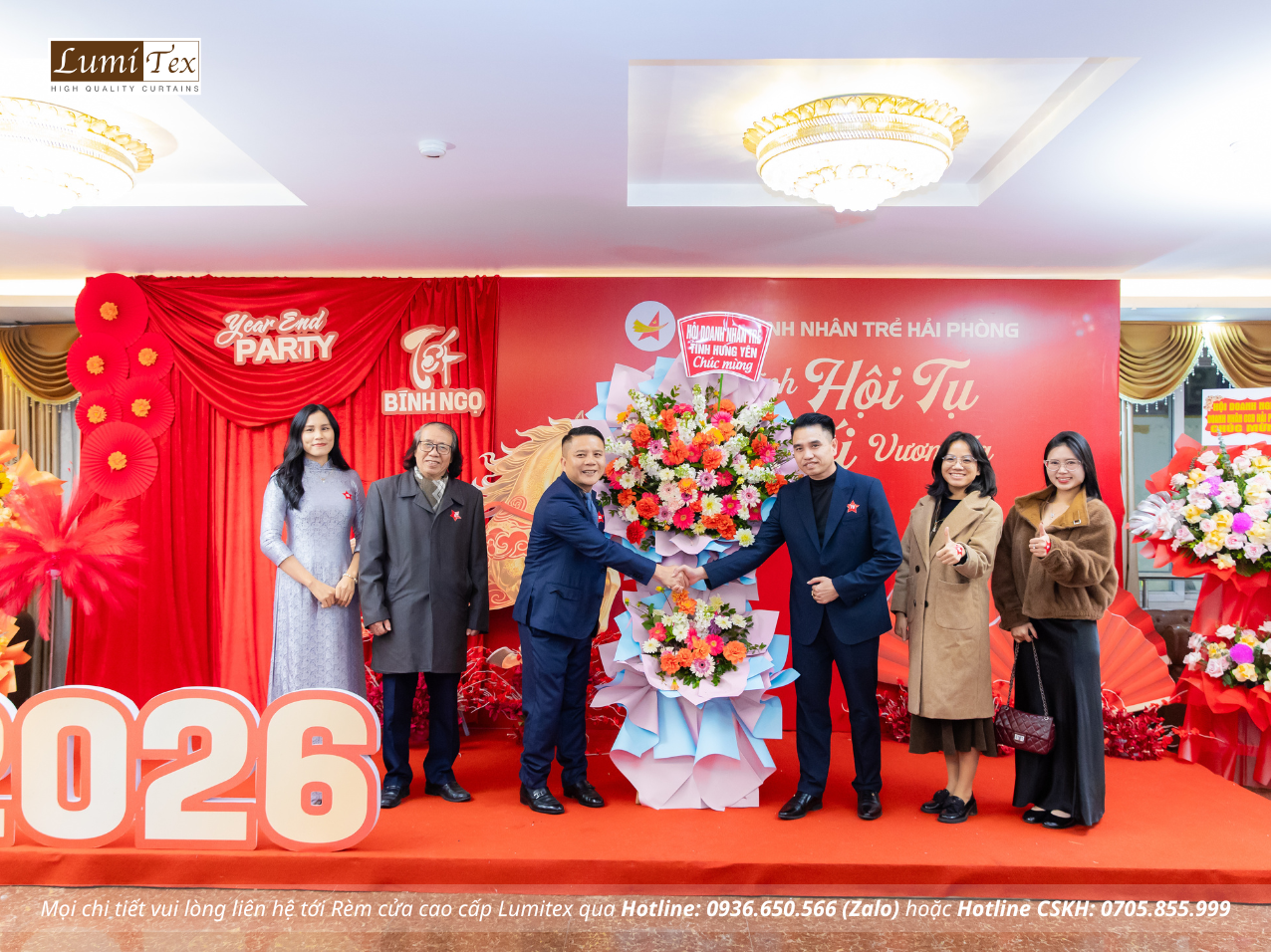Rèm Lumitex tham dự Lễ tổng kết công tác Hội và phong trào Doanh nhân trẻ Hải Phòng năm 2025