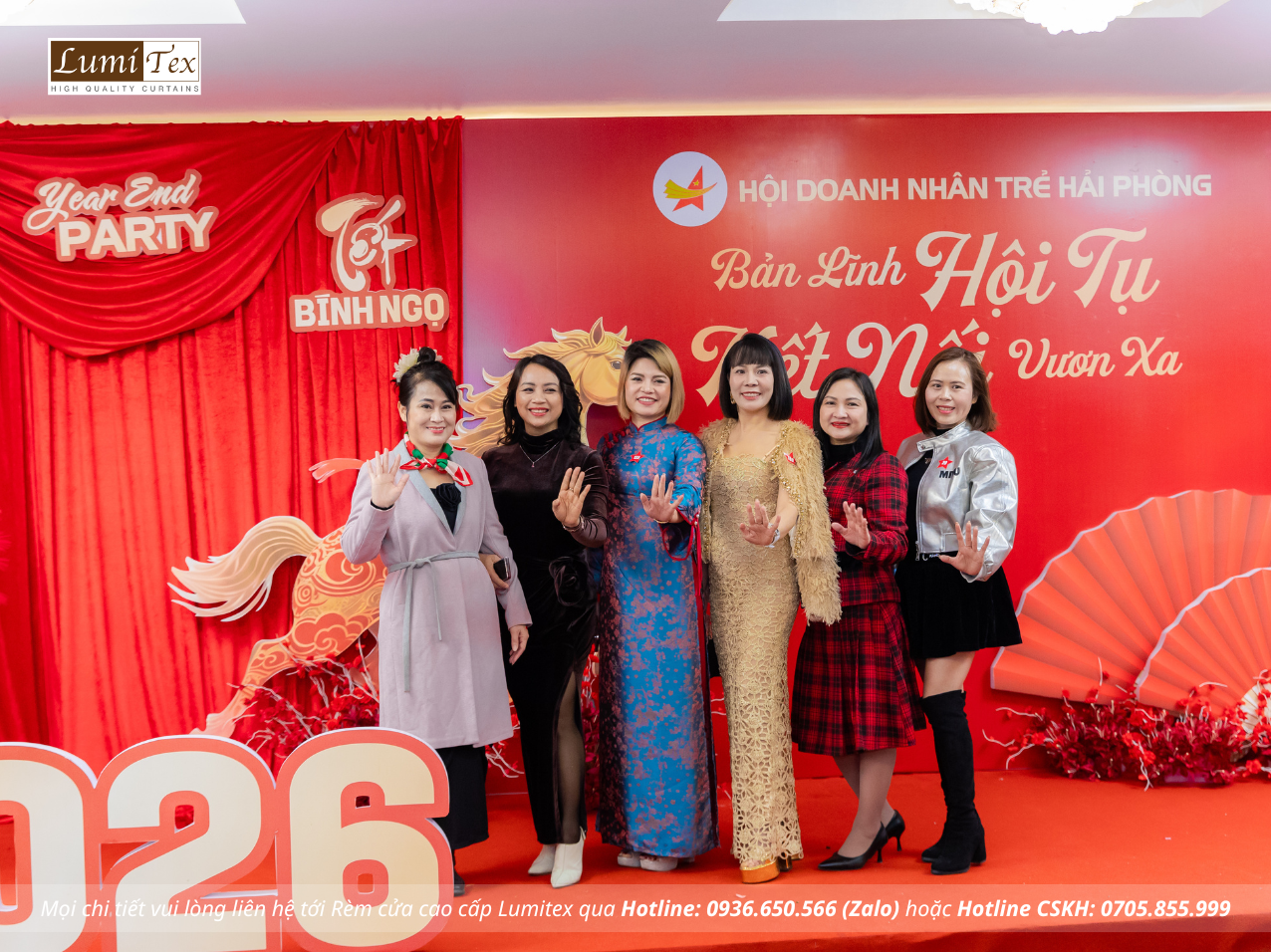 Rèm Lumitex tham dự Lễ tổng kết công tác Hội và phong trào Doanh nhân trẻ Hải Phòng năm 2025