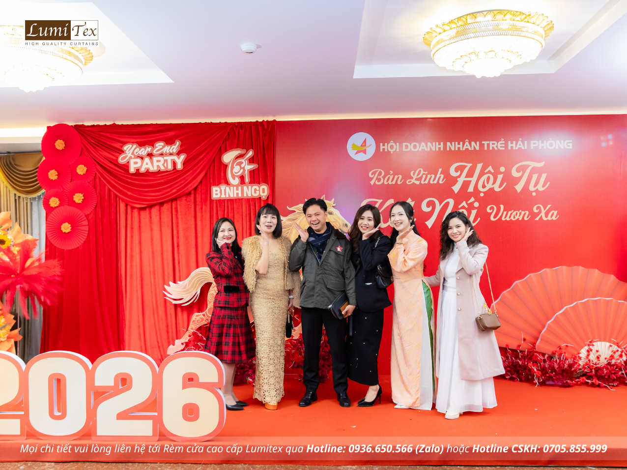 Rèm Lumitex tham dự Lễ tổng kết công tác Hội và phong trào Doanh nhân trẻ Hải Phòng năm 2025