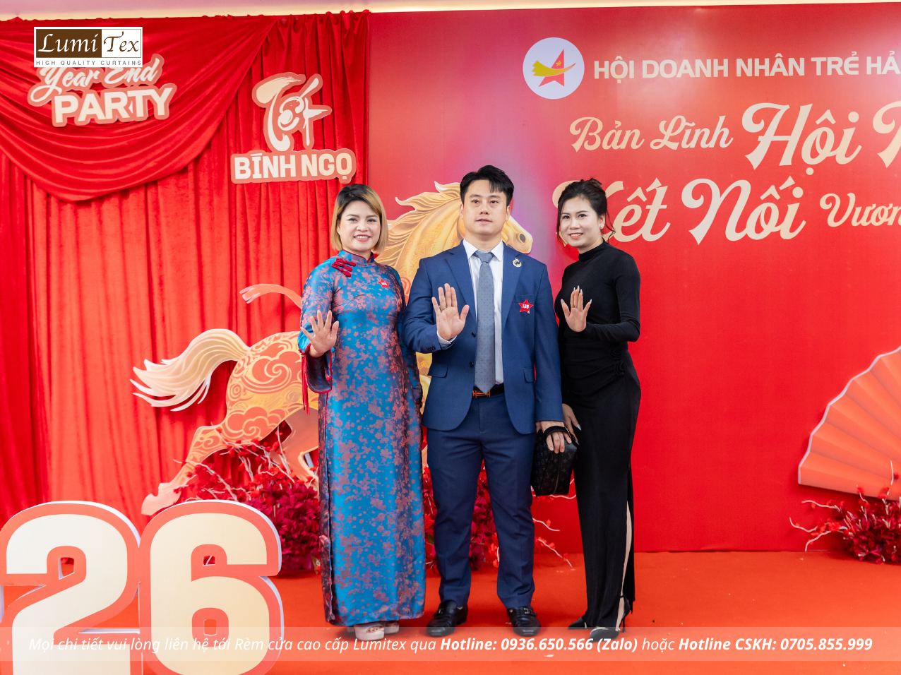 Rèm Lumitex tham dự Lễ tổng kết công tác Hội và phong trào Doanh nhân trẻ Hải Phòng năm 2025