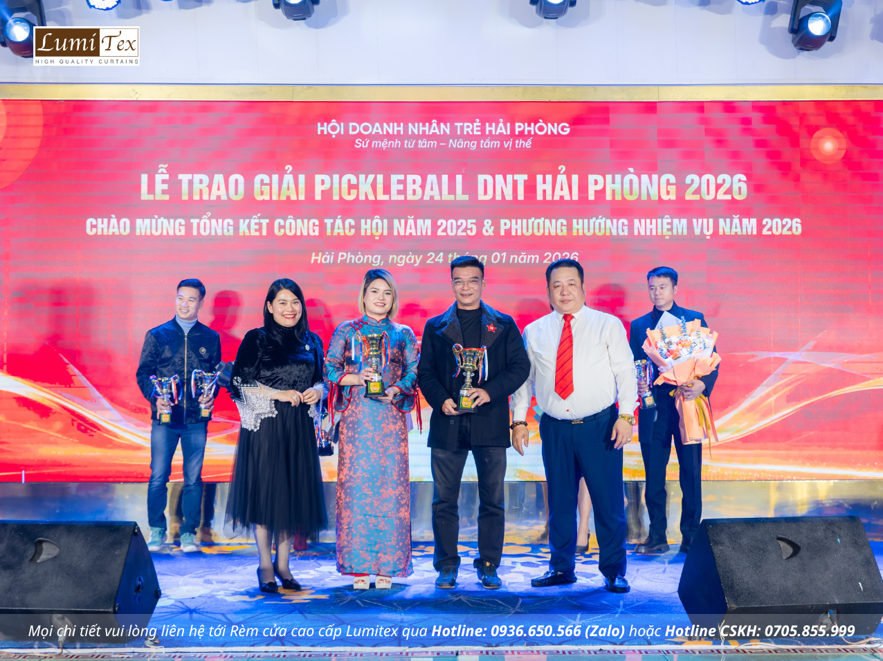 Rèm Lumitex tham dự Lễ tổng kết công tác Hội và phong trào Doanh nhân trẻ Hải Phòng năm 2025