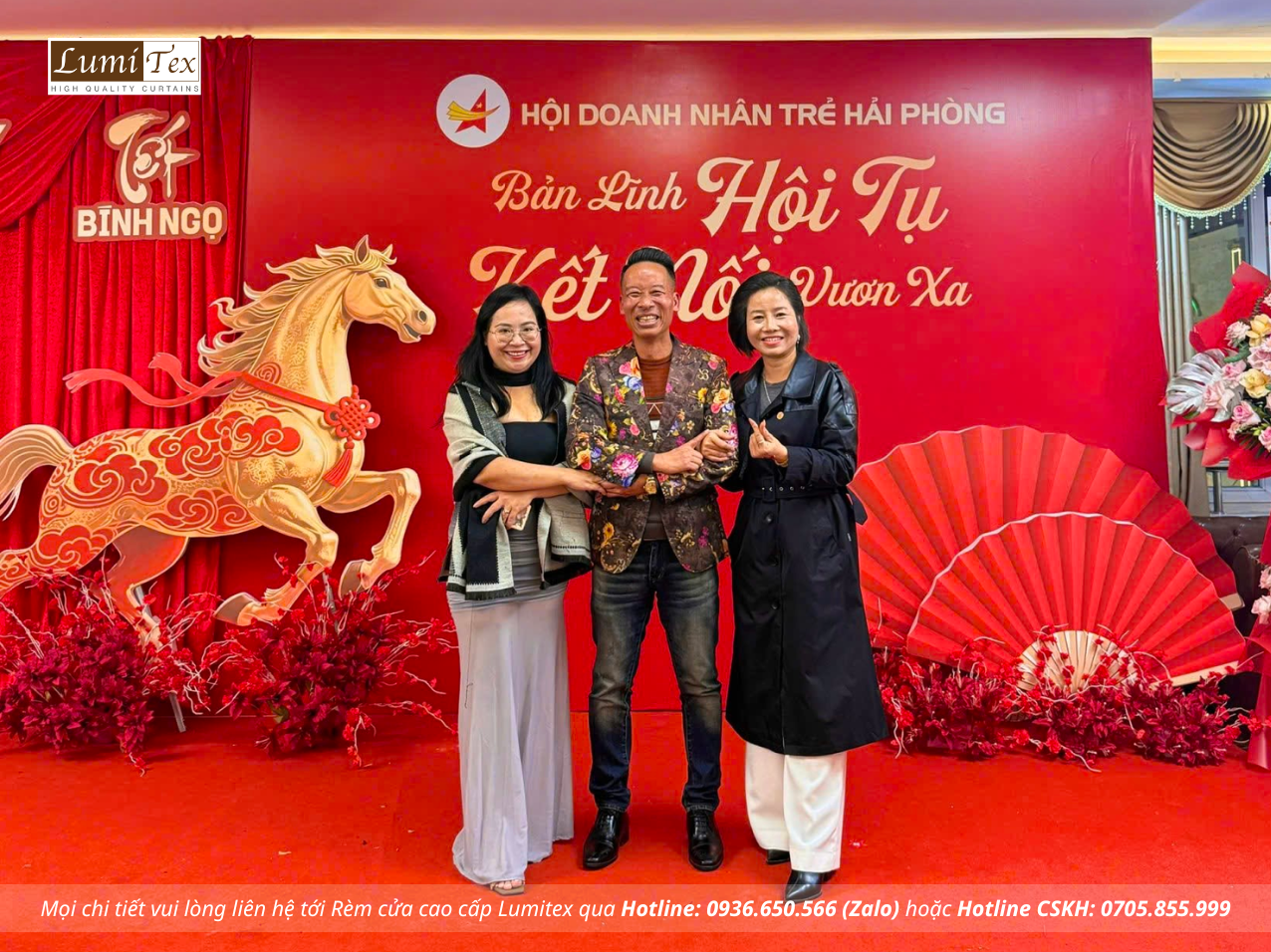 Rèm Lumitex tham dự Lễ tổng kết công tác Hội và phong trào Doanh nhân trẻ Hải Phòng năm 2025