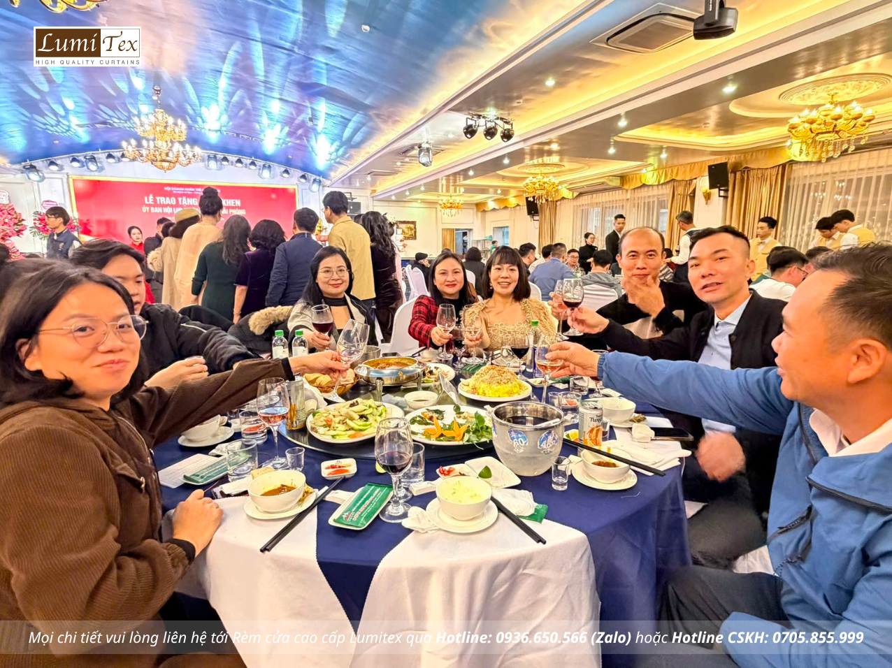 Rèm Lumitex tham dự Lễ tổng kết công tác Hội và phong trào Doanh nhân trẻ Hải Phòng năm 2025