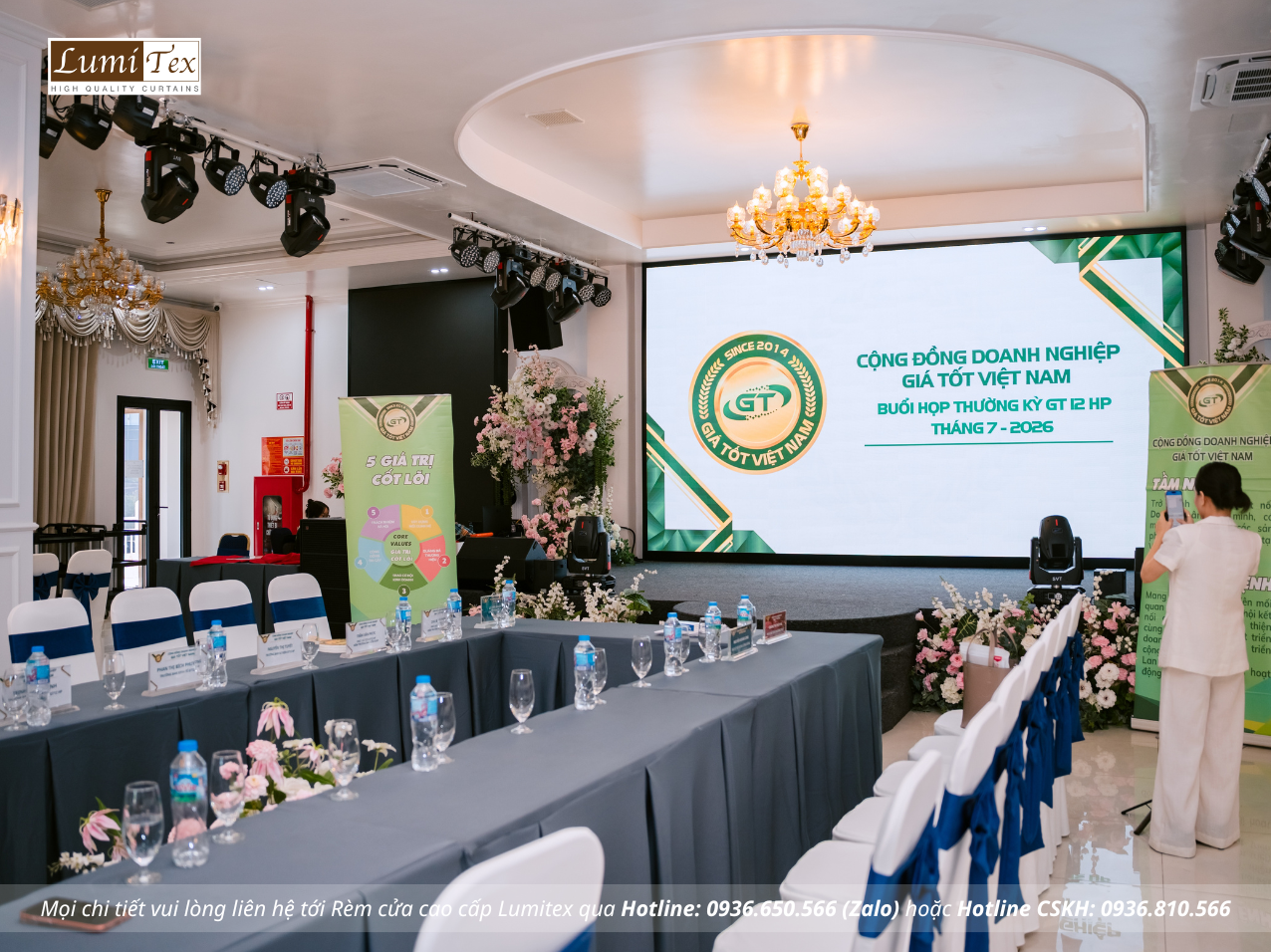Rèm Lumitex tham dự Ngày hội Doanh nhân GT12 tháng 7 năm 2026