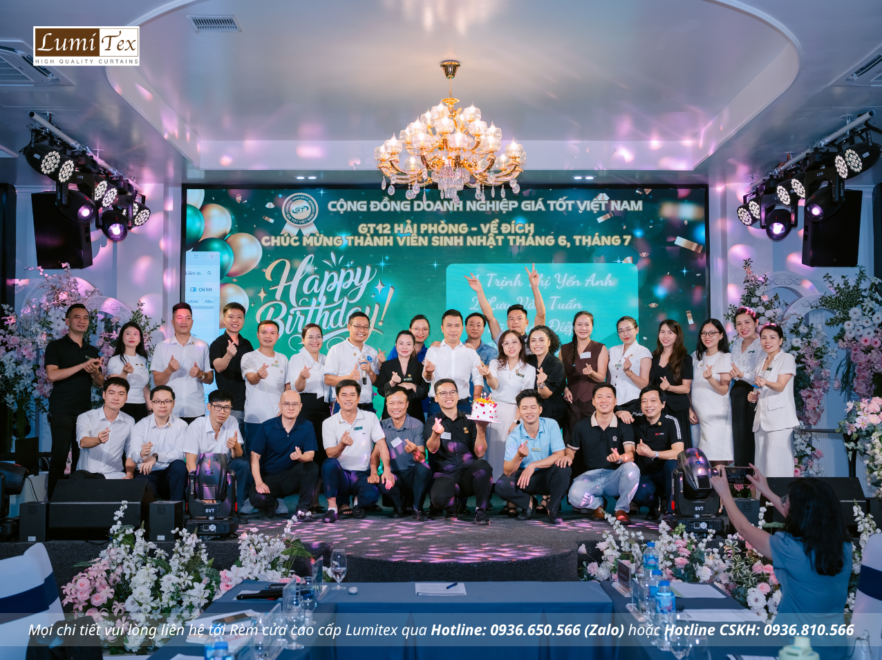 Rèm Lumitex tham dự Ngày hội Doanh nhân GT12 tháng 7 năm 2026