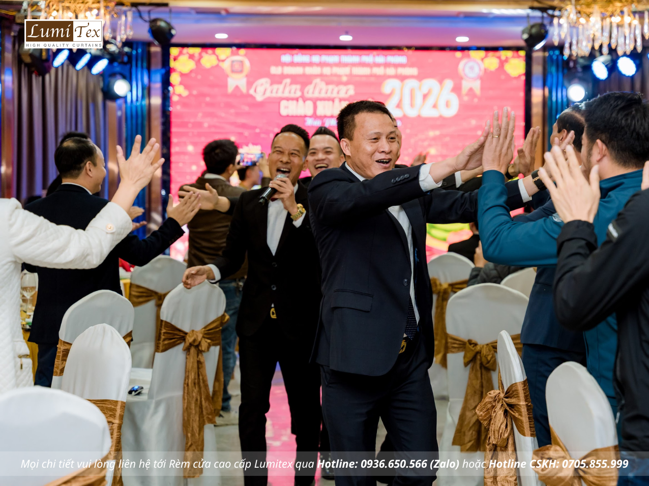 Rèm Lumitex tham dự Phiên chợ Tết & Gala Chào Xuân 2026 của CLB Doanh nhân Họ Phạm Hải Phòng