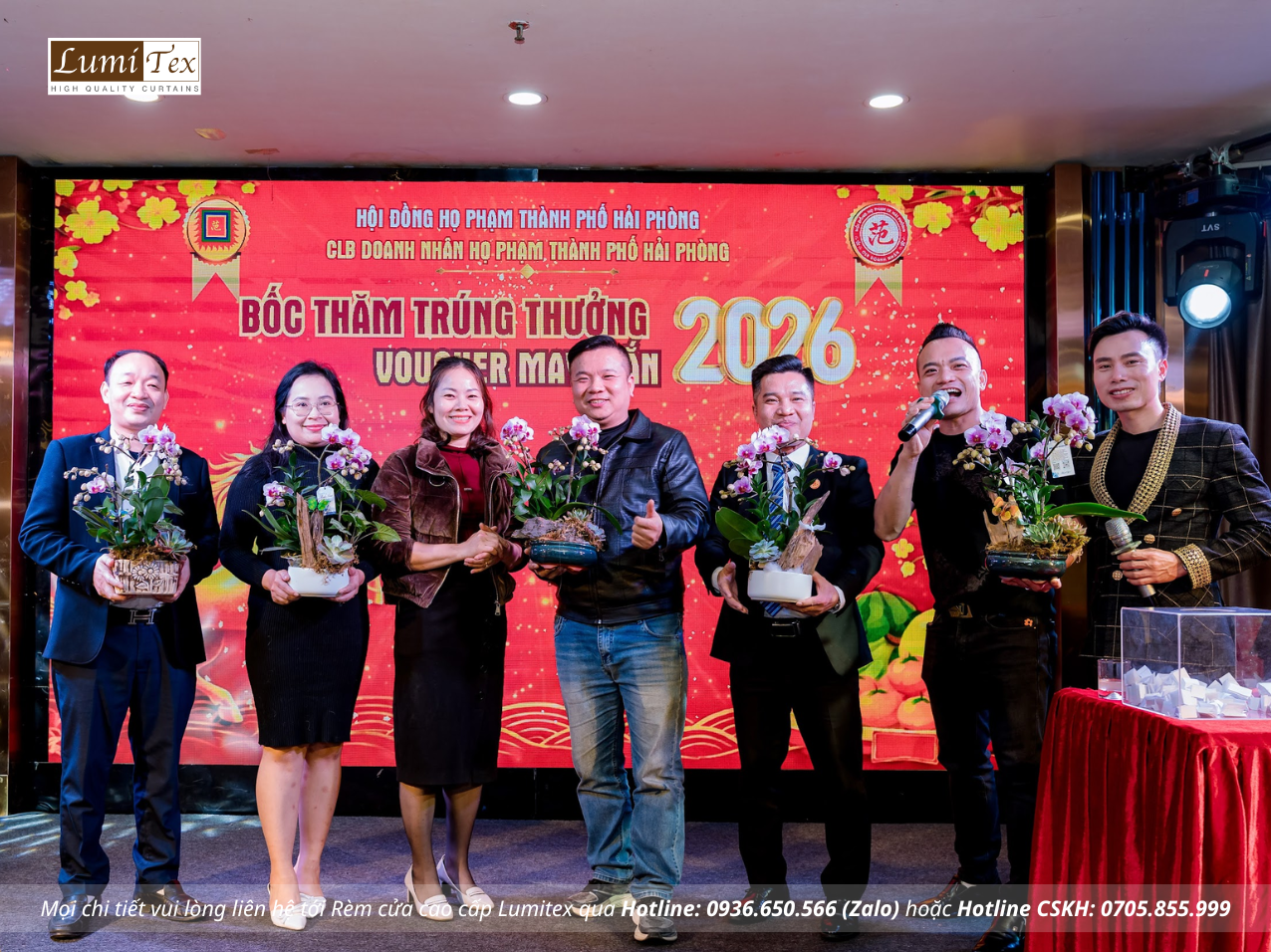 Rèm Lumitex tham dự Phiên chợ Tết & Gala Chào Xuân 2026 của CLB Doanh nhân Họ Phạm Hải Phòng