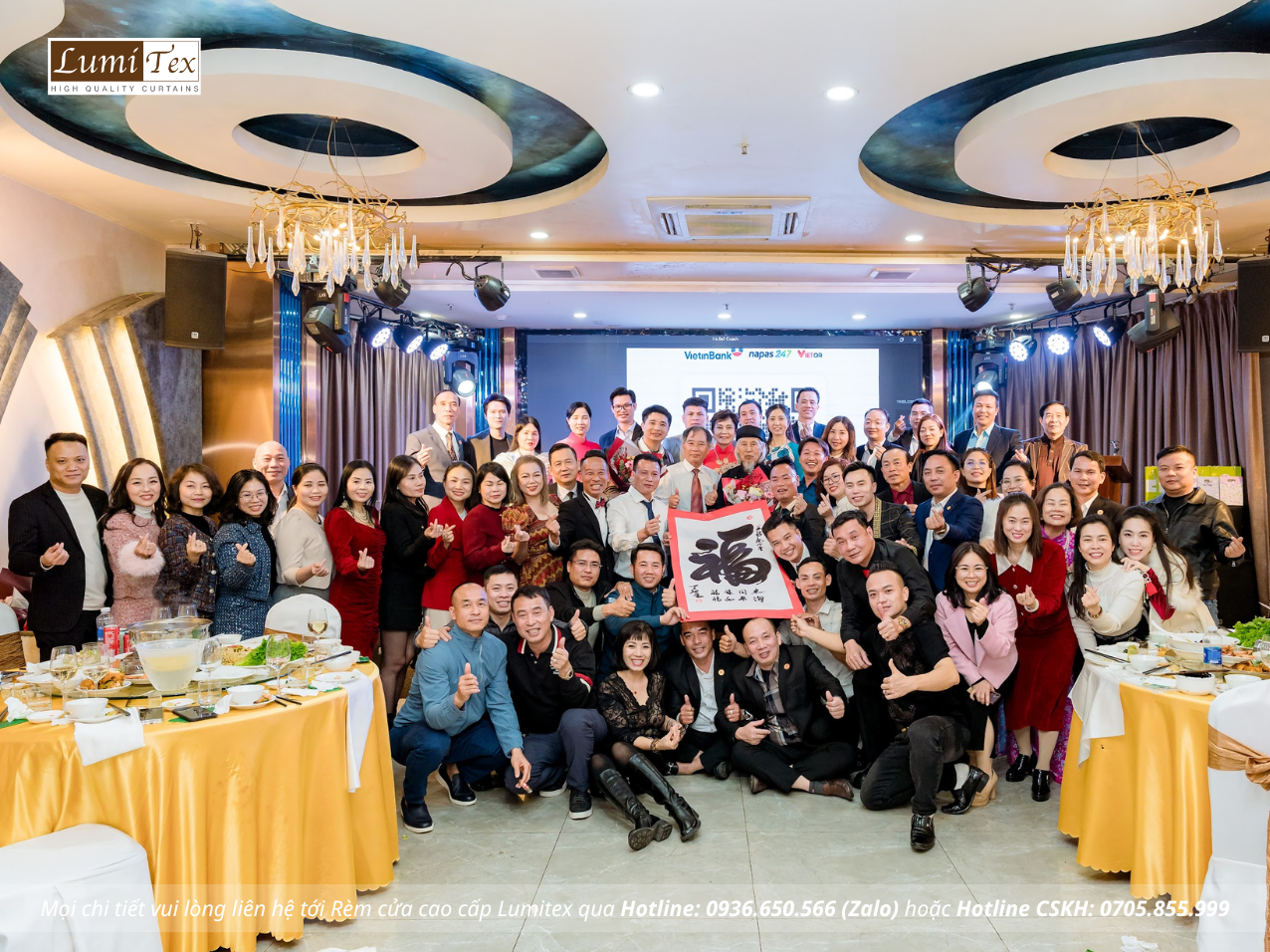 Rèm Lumitex tham dự Phiên chợ Tết & Gala Chào Xuân 2026 của CLB Doanh nhân Họ Phạm Hải Phòng