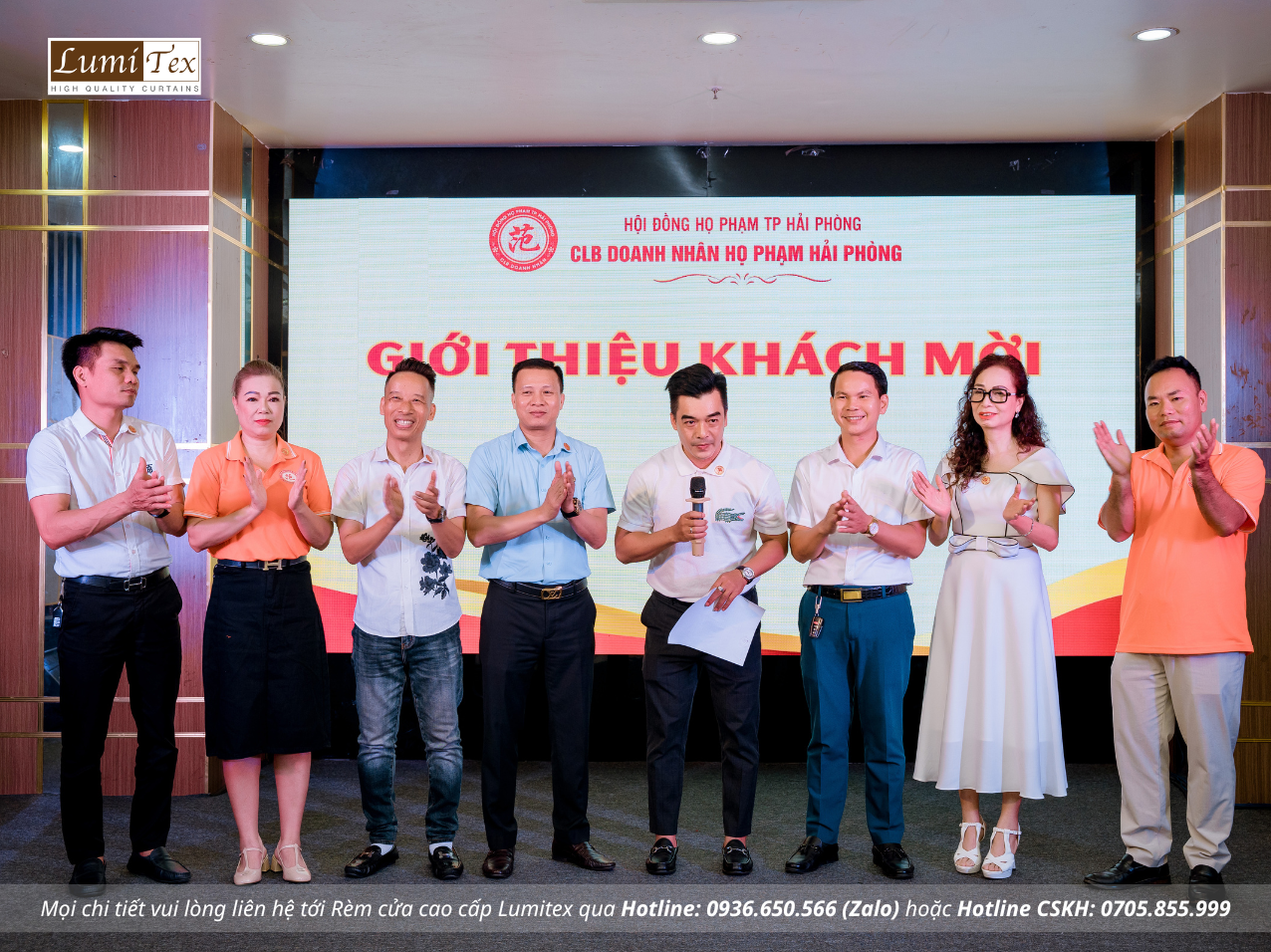 Rèm Lumitex tham dự Phiên họp tháng 6 CLB Doanh nhân họ Phạm Hải Phòng
