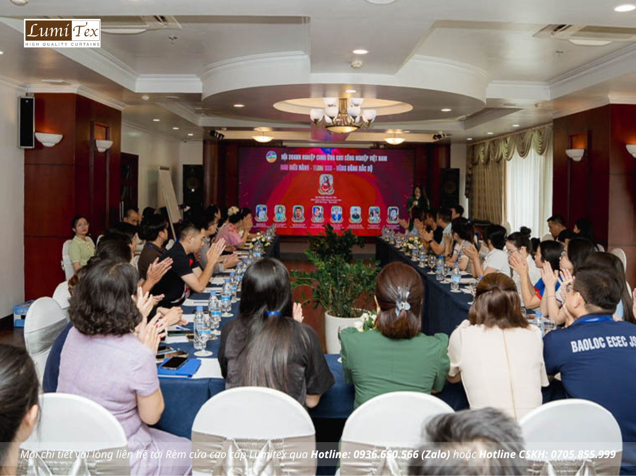 Rèm Lumitex góp mặt tại sự kiện TEAM KCN 115 – Hải Phòng