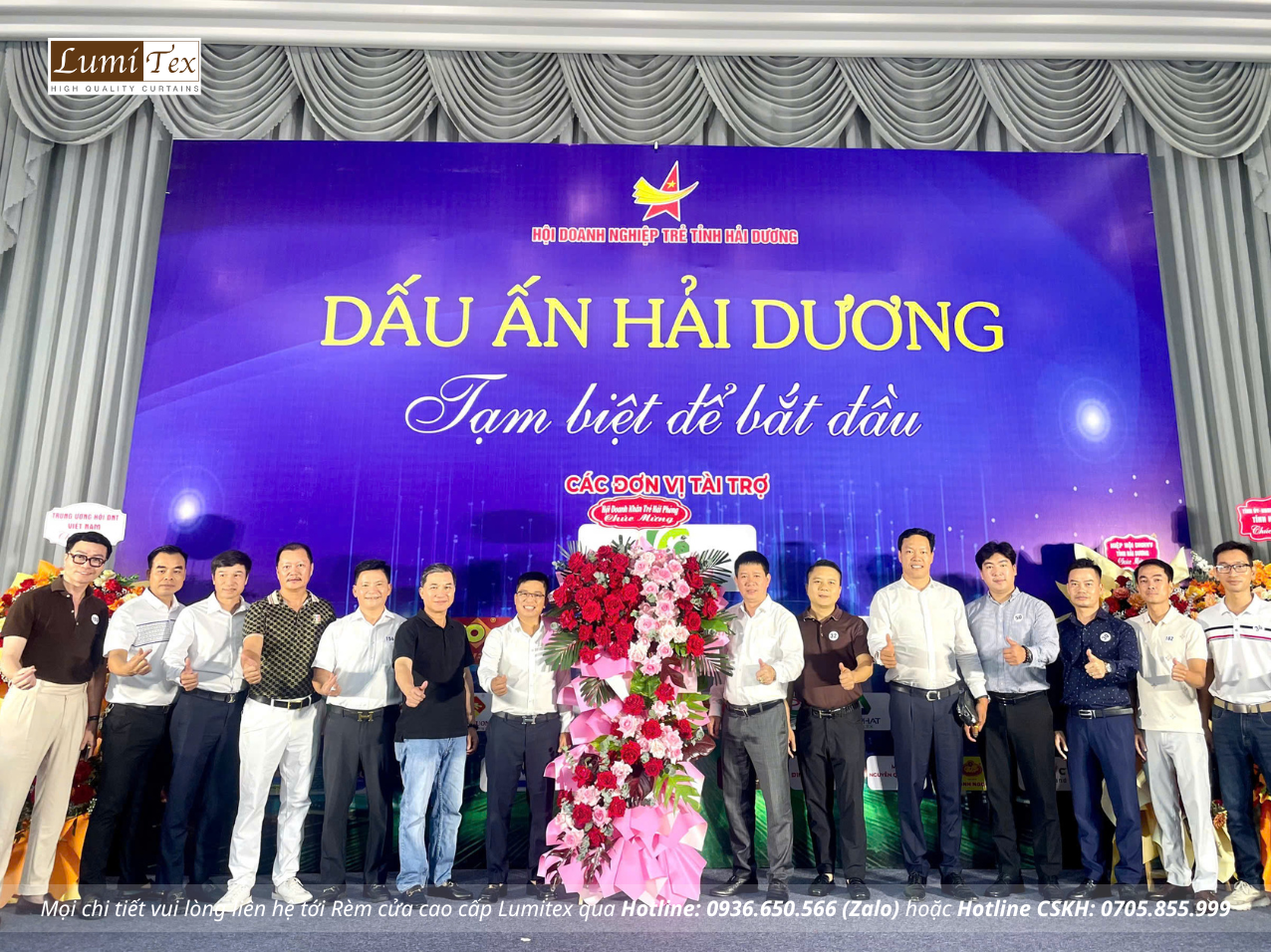 Rèm Lumitex tham dự chương trình “Dấu ấn Hải Dương – Tạm biệt để bắt đầu”