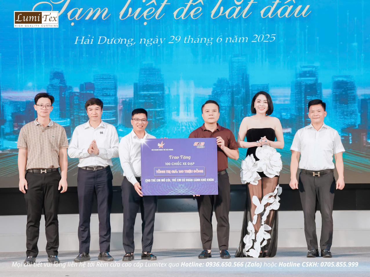 Rèm Lumitex tham dự chương trình “Dấu ấn Hải Dương – Tạm biệt để bắt đầu”