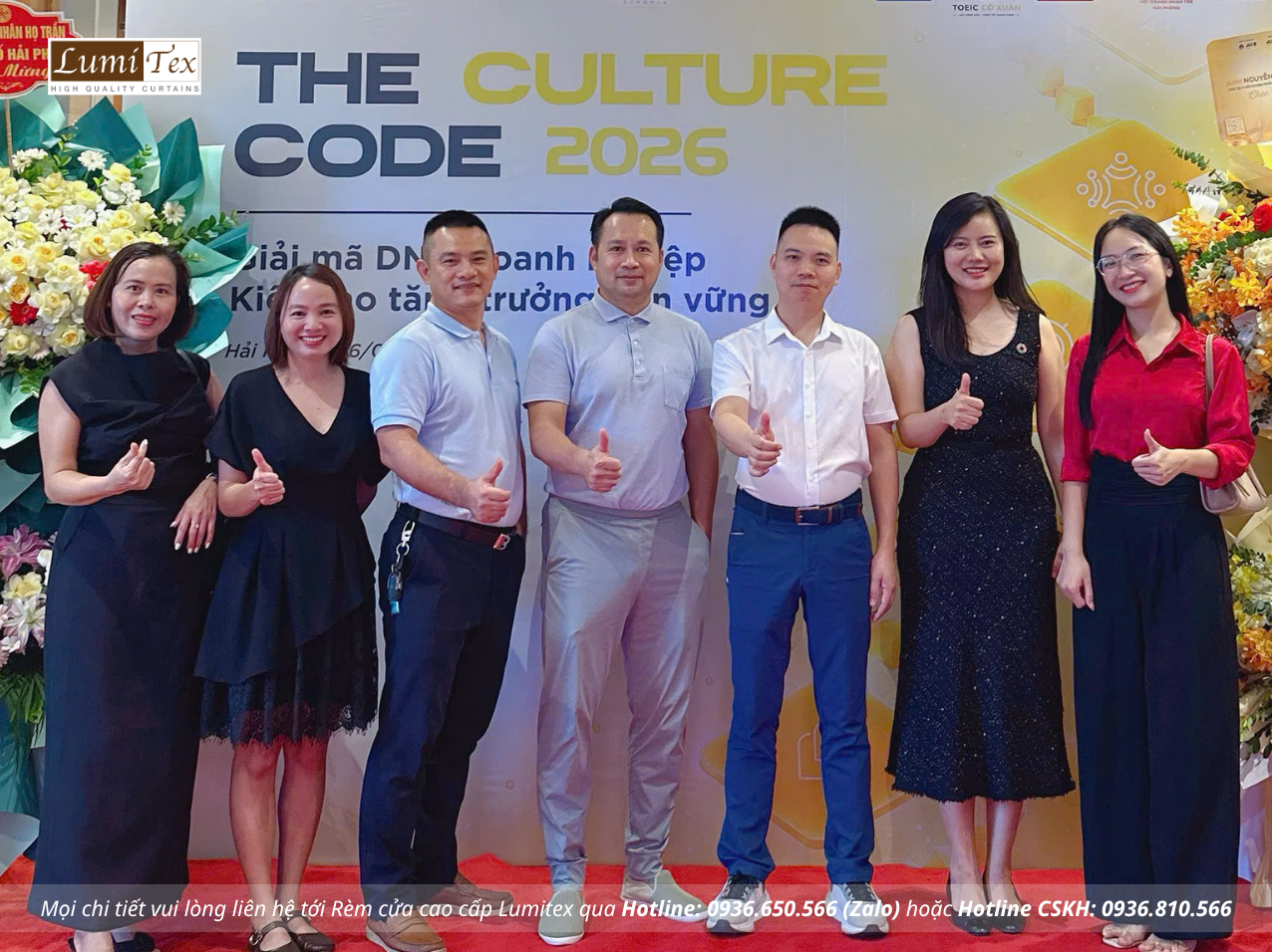 Rèm Lumitex tham dự The Culture Code 2026 Giải mã DNA doanh nghiệp kiến tạo tăng trưởng bền vững