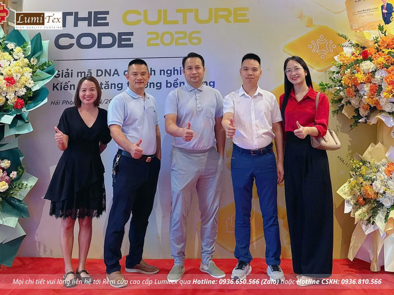 Rèm Lumitex tham dự The Culture Code 2026 Giải mã DNA doanh nghiệp kiến tạo tăng trưởng bền vững