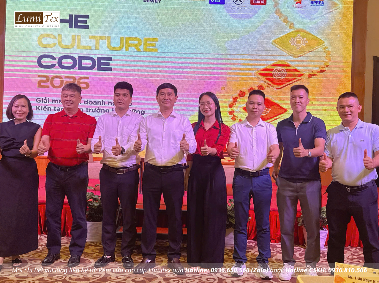 Rèm Lumitex tham dự The Culture Code 2026 Giải mã DNA doanh nghiệp kiến tạo tăng trưởng bền vững