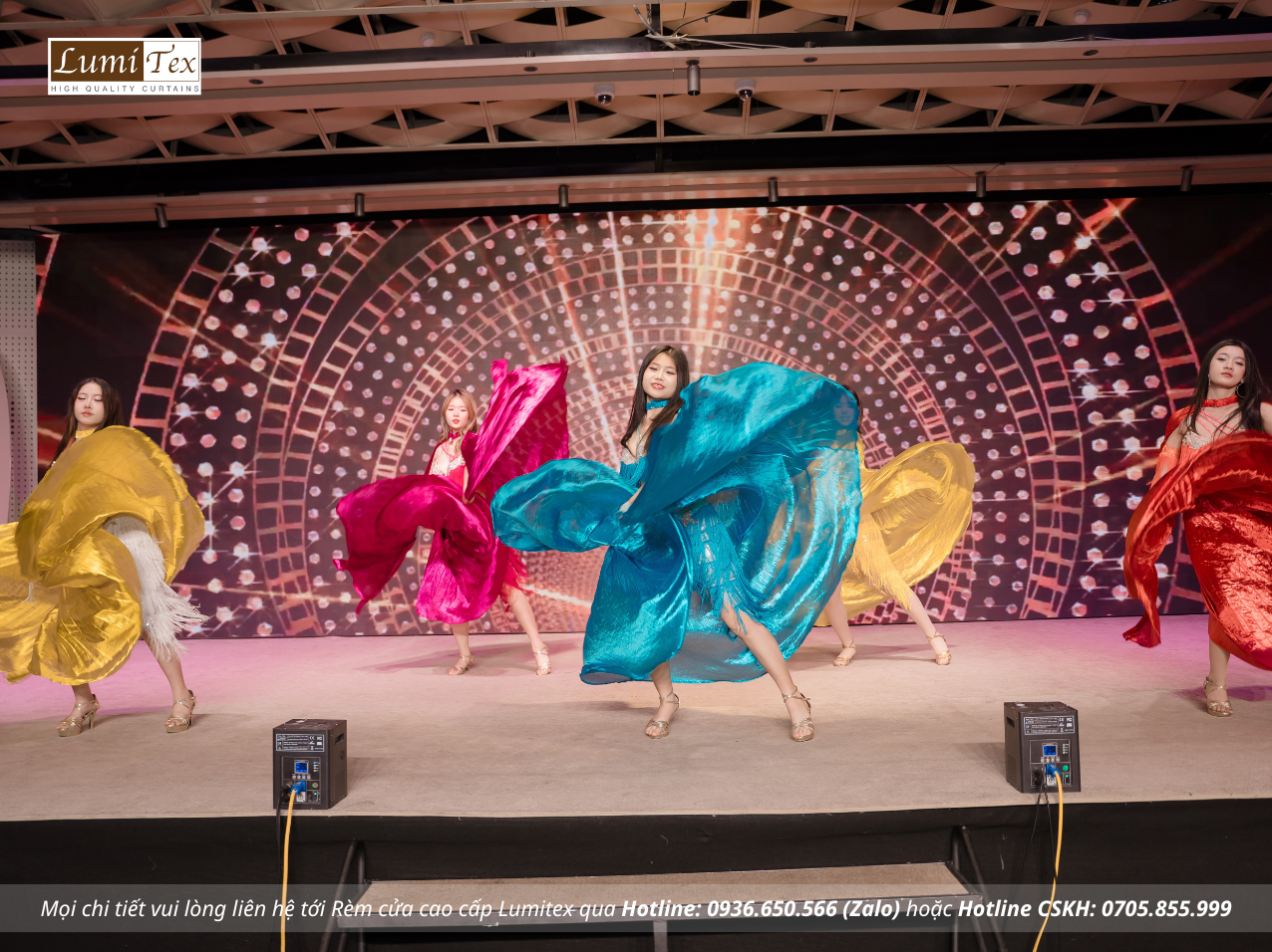 Rèm Lumitex tham dự sự kiện Tiệc Tất niên Lux Decor